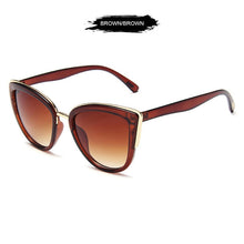 Load image into Gallery viewer, FUQIAN 2023 Cateye Women Sunglasses Vintage Anti-glare Sun Glasses Female Leopard Shades UV400