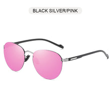 Load image into Gallery viewer, FUQIAN 2023 Round Polarized Sunglasses Men Women Rimless Sun Glasses Male Ultra Light TR90 Driver&#39;s Eyeglasses UV400