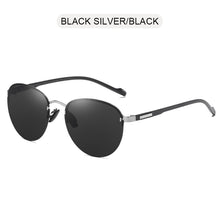 Load image into Gallery viewer, FUQIAN 2023 Round Polarized Sunglasses Men Women Rimless Sun Glasses Male Ultra Light TR90 Driver&#39;s Eyeglasses UV400