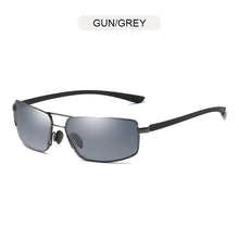Load image into Gallery viewer, FUQIAN Brand Designer Rectangle Men Polarized Sunglasses 2023  Rimless Male Sun Glasses Ultra Light TR90 Driving Eyeglass