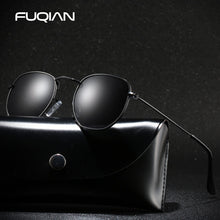 Load image into Gallery viewer, FUQIAN Classic Metal Polarized Sunglasses Men  Polygon Sun Glasses Women Vintage Hexagon Male Driving Glasses UV400