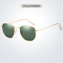 Load image into Gallery viewer, FUQIAN Classic Metal Polarized Sunglasses Men  Polygon Sun Glasses Women Vintage Hexagon Male Driving Glasses UV400