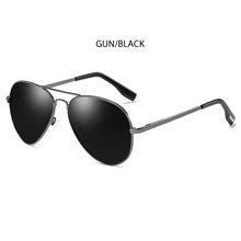 Load image into Gallery viewer, FUQIAN Classic Pilot Polarized Sunglasses Men  Metal Sun Glasses Women Black Driving Eyeglasses Goggle UV400