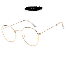Load image into Gallery viewer, FUQIAN Classic Round Frame Glasses Women Men 2023 Optical Frames Clear Lens Reading Glass