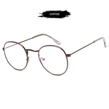 Load image into Gallery viewer, FUQIAN Classic Round Frame Glasses Women Men 2023 Optical Frames Clear Lens Reading Glass