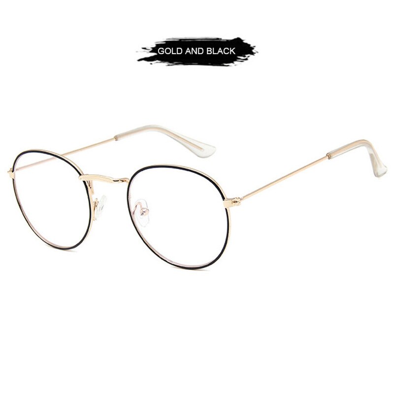 FUQIAN Classic Round Frame Glasses Women Men 2023 Optical Frames Clear Lens Reading Glass