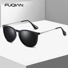 Load image into Gallery viewer, FUQIAN Classic Round Polarized Sunglasses Men Women Plastic Driving Sun Glasses Male Black Pink Shades Eyewear UV400