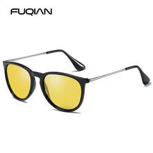 Load image into Gallery viewer, FUQIAN Classic Round Polarized Sunglasses Men Women Plastic Driving Sun Glasses Male Black Pink Shades Eyewear UV400
