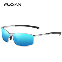 Load image into Gallery viewer, FUQIAN Driving Polarized Sunglasses Men  Metal Square Male Sun Glasses Outdoor Sunglass Gafas De Sol