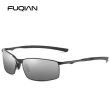 Load image into Gallery viewer, FUQIAN Driving Polarized Sunglasses Men  Metal Square Male Sun Glasses Outdoor Sunglass Gafas De Sol