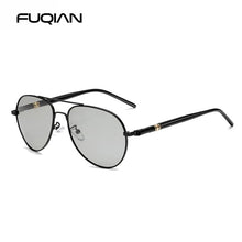 Load image into Gallery viewer, FUQIAN Photochromic Sunglasses Men Women Chameleon Polarized Pilot Sun Glasses Anti-glare Driving Eyeglasses UV400