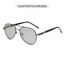 Load image into Gallery viewer, FUQIAN  Pochromic Sunglasses Men Women Chameleon Polarized Pilot Sun Glasses Anti-glare Driving Eyeglasses UV400