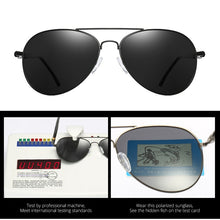 Load image into Gallery viewer, FUQIAN Pilot Men Polarized Sunglasses Oversized Metal Aviation Male Sun Glasses Classic Black Driving Shades UV400
