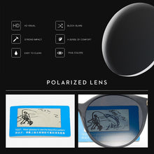 Carica l'immagine nel visualizzatore di Gallery, FUQIAN Occhiali da sole polarizzati da uomo rotondi Occhiali da sole in plastica vintage da donna Occhiali da sole antiriflesso maschili Occhiali UV400 