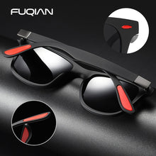 Carica l'immagine nel visualizzatore di Gallery, FUQIAN   Polarized Sunglasses Men Women Classic Square Plastic Driving Sun Glasses Male Fashion Black Shades UV400