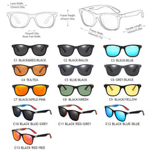 Carica l'immagine nel visualizzatore di Gallery, FUQIAN   Polarized Sunglasses Men Women Classic Square Plastic Driving Sun Glasses Male Fashion Black Shades UV400
