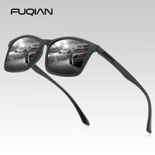 Load image into Gallery viewer, FUQIAN Light Weight TR90 Men Sun Glasses Classic Square Polarized Sunglasses For Male High Quality Driving Eyewear UV400