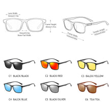 Load image into Gallery viewer, FUQIAN Light Weight TR90 Men Sun Glasses Classic Square Polarized Sunglasses For Male High Quality Driving Eyewear UV400