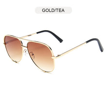 Load image into Gallery viewer, FUQIAN Classic Metal Aviation Sunglasses Women Alloy Pilot Sun Glasses Men Gradient Lens Driving Shades Ladies UV400