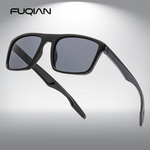 Load image into Gallery viewer, FUQIAN Vintage Square Men Sunglasses Polarized Plastic Women Sun Glasses Stylish Driving Shades Sports Eyewear UV400