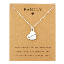 Load image into Gallery viewer, Family Mom Pendants Necklaces Grandma Aunt Sister Uncle Daughter Grandpa Dad Father Brother Son Charm Fashion Jewelry Love Gift