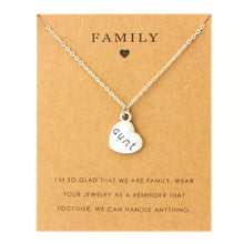 Load image into Gallery viewer, Family Mom Pendants Necklaces Grandma Aunt Sister Uncle Daughter Grandpa Dad Father Brother Son Charm Fashion Jewelry Love Gift