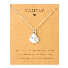 Load image into Gallery viewer, Family Mom Pendants Necklaces Grandma Aunt Sister Uncle Daughter Grandpa Dad Father Brother Son Charm Fashion Jewelry Love Gift
