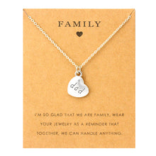 Load image into Gallery viewer, Family Mom Pendants Necklaces Grandma Aunt Sister Uncle Daughter Grandpa Dad Father Brother Son Charm Fashion Jewelry Love Gift