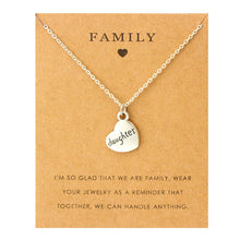 Load image into Gallery viewer, Family Mom Pendants Necklaces Grandma Aunt Sister Uncle Daughter Grandpa Dad Father Brother Son Charm Fashion Jewelry Love Gift