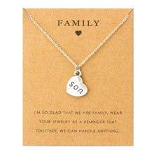 Load image into Gallery viewer, Family Mom Pendants Necklaces Grandma Aunt Sister Uncle Daughter Grandpa Dad Father Brother Son Charm Fashion Jewelry Love Gift