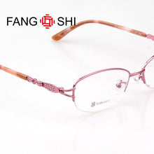 Load image into Gallery viewer, Fang Shi Eyeglasses Frame Women Eyewear Frames Titanium Alloy Eyeglasses Optical Prescription Spectacles Half Rimless Designer