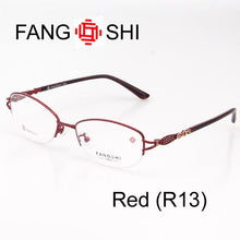 Load image into Gallery viewer, Fang Shi Eyeglasses Frame Women Eyewear Frames Titanium Alloy Eyeglasses Optical Prescription Spectacles Half Rimless Designer