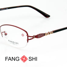 Load image into Gallery viewer, Fang Shi Eyeglasses Frame Women Eyewear Frames Titanium Alloy Eyeglasses Optical Prescription Spectacles Half Rimless Designer