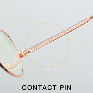 Fashioin Women Full Rim Alloy Glasses Frame for Female Optical Eyeglasses Prescription  Eyewear Spectacles