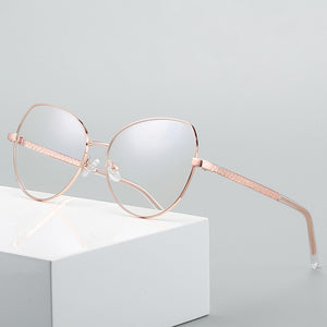 Fashioin Women Full Rim Alloy Glasses Frame for Female Optical Eyeglasses Prescription  Eyewear Spectacles