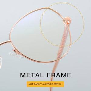 Fashioin Women Full Rim Alloy Glasses Frame for Female Optical Eyeglasses Prescription  Eyewear Spectacles