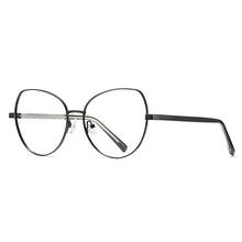 Carica l&#39;immagine nel visualizzatore di Gallery, Fashioin Women Full Rim Alloy Glasses Frame for Female Optical Eyeglasses Prescription  Eyewear Spectacles