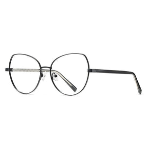 Fashioin Women Full Rim Alloy Glasses Frame for Female Optical Eyeglasses Prescription  Eyewear Spectacles