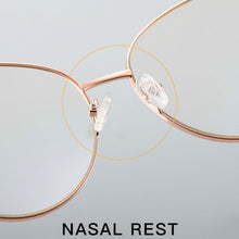 Carica l&#39;immagine nel visualizzatore di Gallery, Fashioin Women Full Rim Alloy Glasses Frame for Female Optical Eyeglasses Prescription  Eyewear Spectacles
