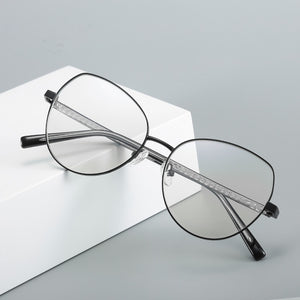 Fashioin Women Full Rim Alloy Glasses Frame for Female Optical Eyeglasses Prescription  Eyewear Spectacles
