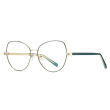 Carica l&#39;immagine nel visualizzatore di Gallery, Fashioin Women Full Rim Alloy Glasses Frame for Female Optical Eyeglasses Prescription  Eyewear Spectacles