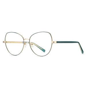 Fashioin Women Full Rim Alloy Glasses Frame for Female Optical Eyeglasses Prescription  Eyewear Spectacles