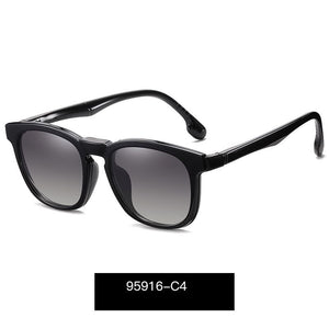 2 In 1 Magnet Polarized Clip On Glasses Frame For Women Clip Glasses Optical Prescription Eyeglasses Frame sunglasses