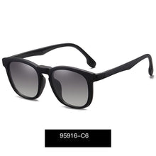 Load image into Gallery viewer, 2 In 1 Magnet Polarized Clip On Glasses Frame For Women Clip Glasses Optical Prescription Eyeglasses Frame sunglasses