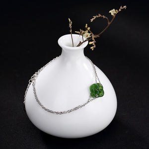 Fashion 2018 New S925 pure silver natural hetian jade jade clovers contracted joker ms silver bracelet jewelry wholesale