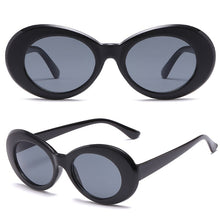 Load image into Gallery viewer, 2023 Kurt Cobain Glasses White Oval Clout Goggles Sunglasses Rapper Shades Fancy Glasses for Men Women oculos UV400 Top