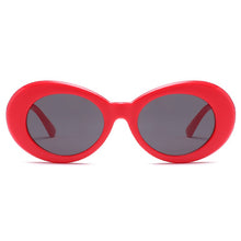 Load image into Gallery viewer, 2023 Kurt Cobain Glasses White Oval Clout Goggles Sunglasses Rapper Shades Fancy Glasses for Men Women oculos UV400 Top