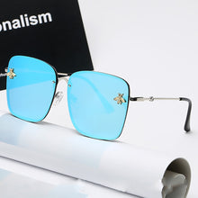 Load image into Gallery viewer, 2023 Gold Bee Square Sunglasses Women Retro Oversized Glasses Men Shades Metal Frame Ladies sunglasses zonnebril dames