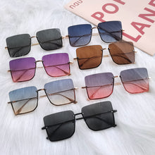 Load image into Gallery viewer, 2023 Square Sunglasses Women Rimless Sun Glasses Metal Half Frame Glasses Retro Ocean Lens Female Gradient Eyewear Gafas