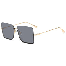 Load image into Gallery viewer, 2023 Square Sunglasses Women Rimless Sun Glasses Metal Half Frame Glasses Retro Ocean Lens Female Gradient Eyewear Gafas